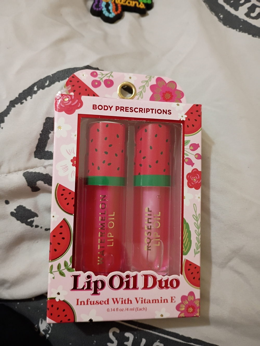 Watermelon & Rosehip Lip Oil Duo - Pink